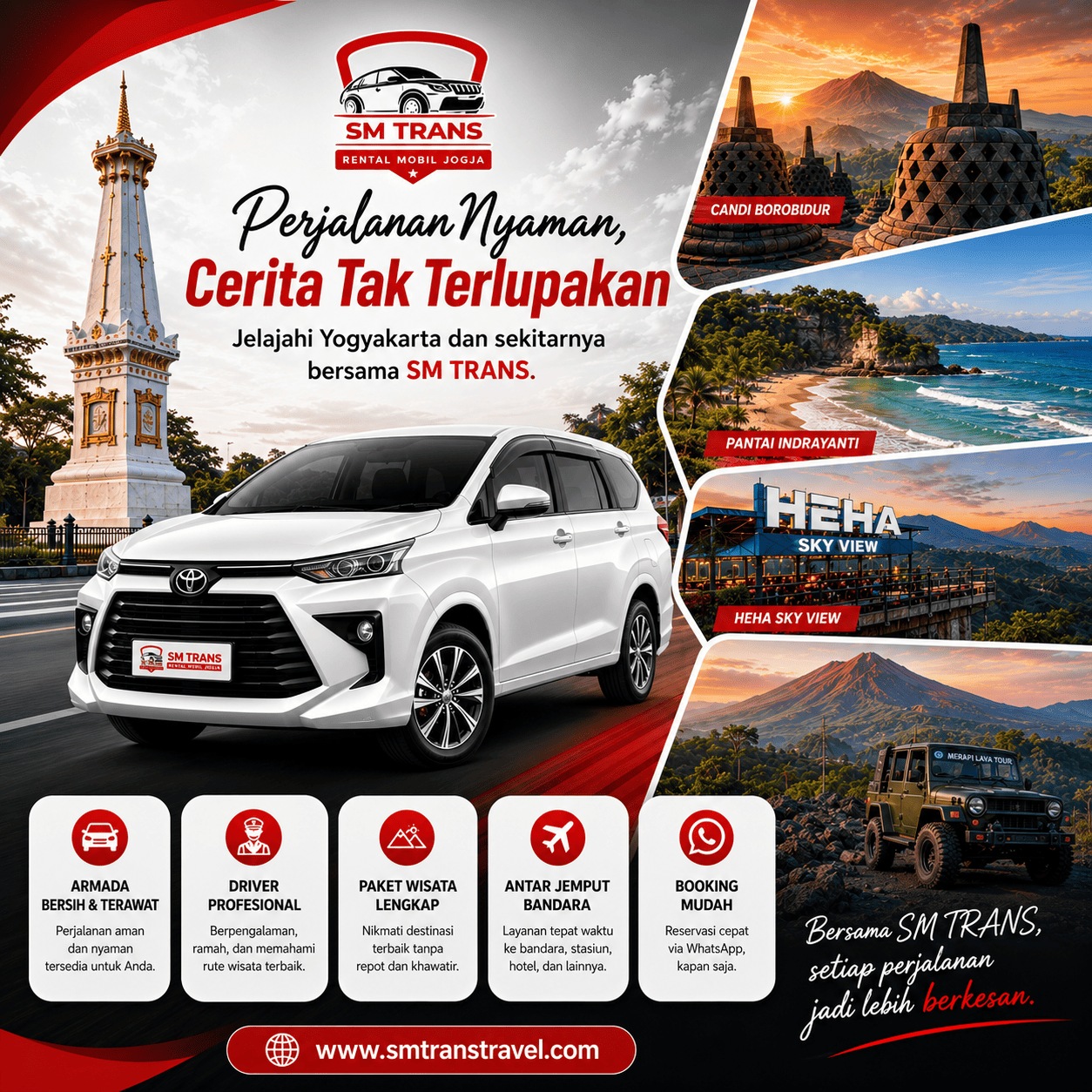 Temani Setiap Perjalanan Anda Bersama SM Trans Travel